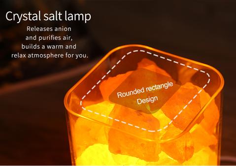 DuskNest Himalayan Salt Lamp - Natural Crystal Night Light