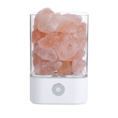 DuskNest Himalayan Salt Lamp - Natural Crystal Night Light
