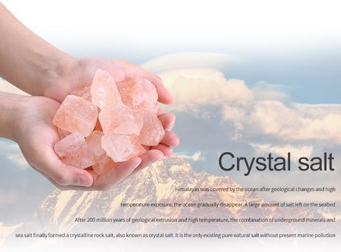 DuskNest Himalayan Salt Lamp - Natural Crystal Night Light