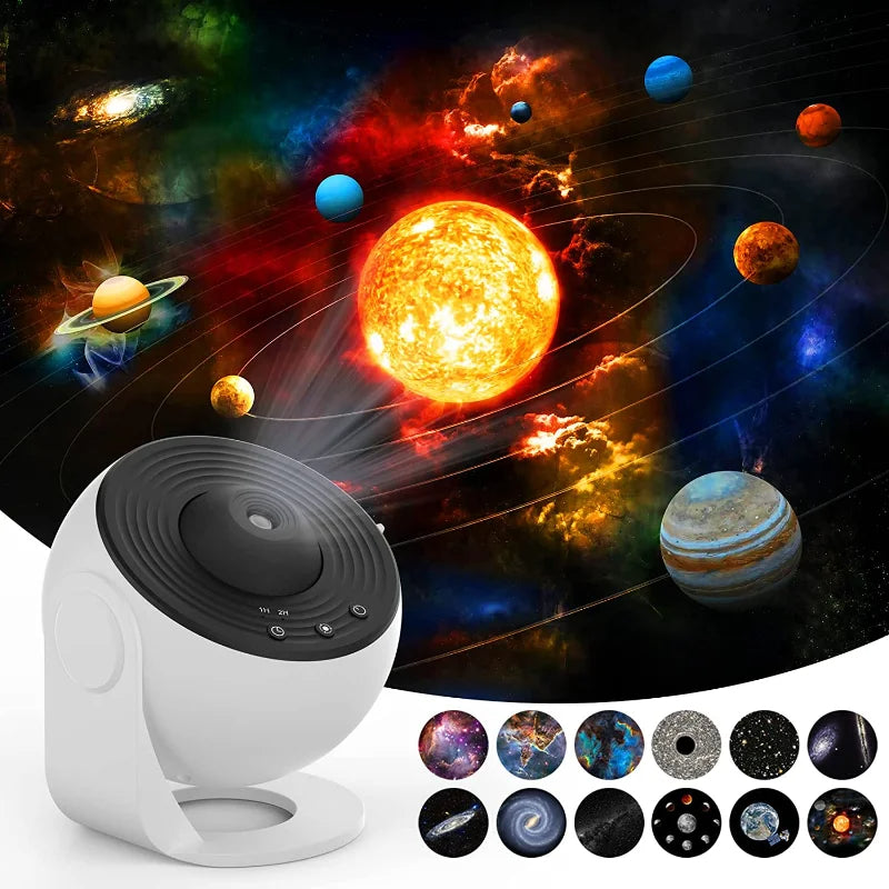 DuskNest Aurora Galaxy Projector - Starry Night Sky Light