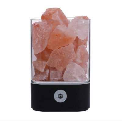 DuskNest Himalayan Salt Lamp - Natural Crystal Night Light