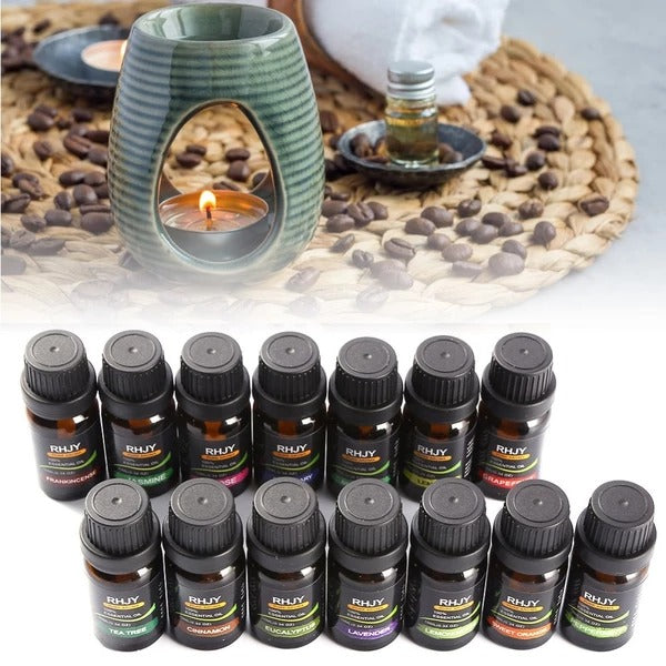 DuskNest Essential Oil Gift Set - 6 Premium Aromatherapy Blends